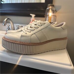 Dolce Vita Cream Platform Sneakers